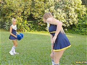 Amber Gray and Selena Sosa g/g cheerleader fucky-fucky