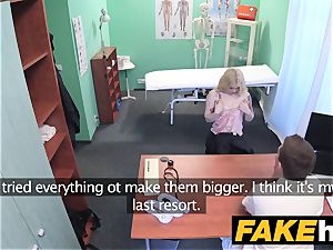 fake hospital Fit blondie deep-throats manstick
