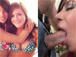 Rayna juggles Her enormous cupcakes In A mind-blowing bra And deepthroats penis Like A super-naughty giant jugged slut